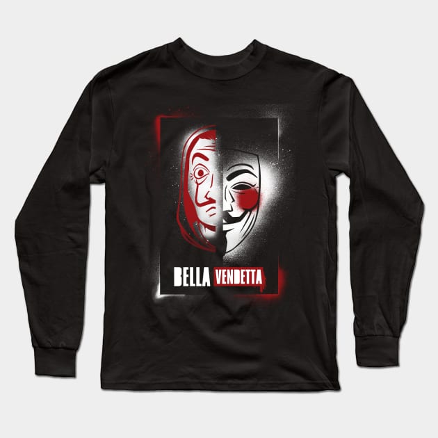 Bella Vendetta Long Sleeve T-Shirt by TheTeenosaur